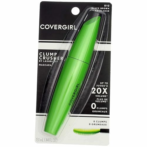 CoverGirl Clump Crusher Mascara By Lashblast, Black Brown [810] 0.44 oz (Pack of 2) Beauty & Personal Care COVERGIRL