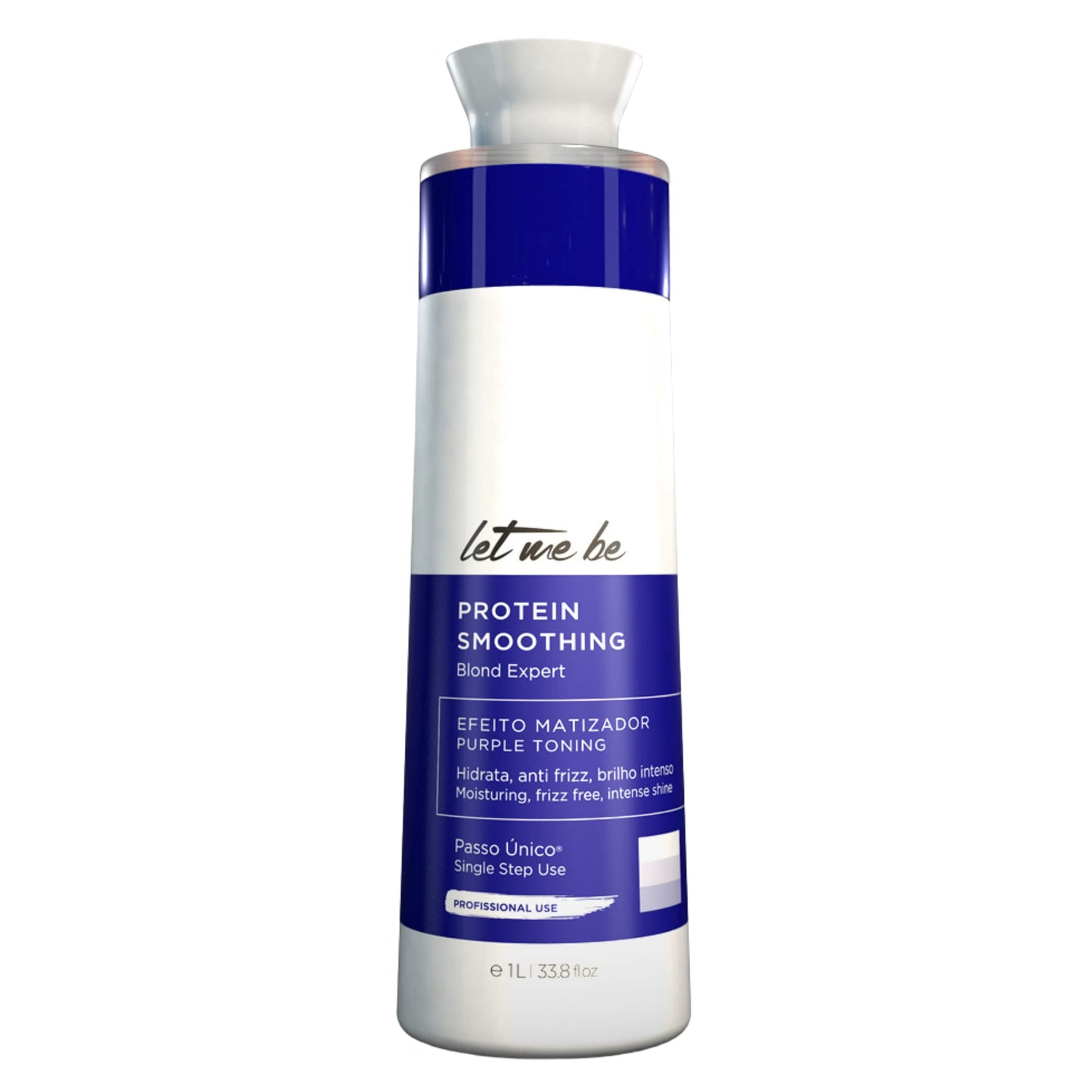 Let Me Be Blond Expert Purple Toning Mask 1000ml / 33.8 oz - Protein Smoothing Treatment for Blonde, Bleached, or Highlighted Hair - Anti-Frizz Beauty & Personal Care Let Me Be