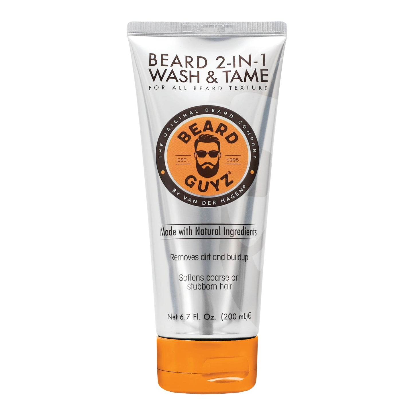 Beard Guyz 2-in-1 Beard Wash and Conditioner, Deep Cleansing Beard Shampoo for Men, Softening & Taming Formula - 6.7 oz (Pack of 1) Beauty & Personal Care Beard Guyz