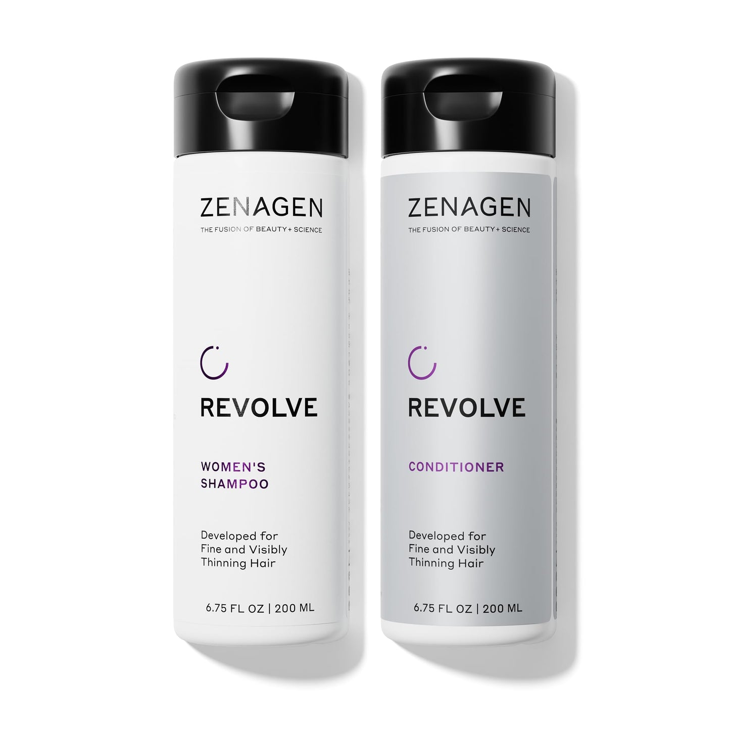 Zenagen Revolve Thickening Shampoo & Conditioner Bundle for Women (6.75 oz Each) - For Fine & Thinning Hair, Supports Fuller, Thicker-Looking Hair Beauty & Personal Care Zenagen