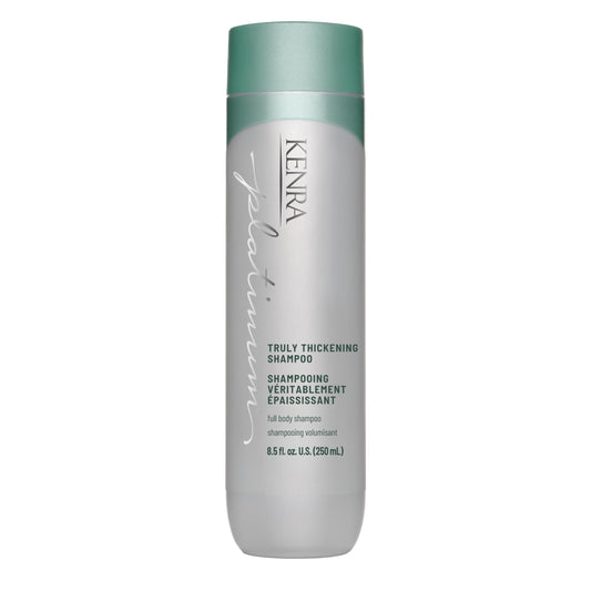 Kenra Platinum Truly Thickening Shampoo | Volumizing + Fuller-Looking Hair | Adds Body | Lightweight | for Fine & Thin Hair | Sulfate Free | Color
