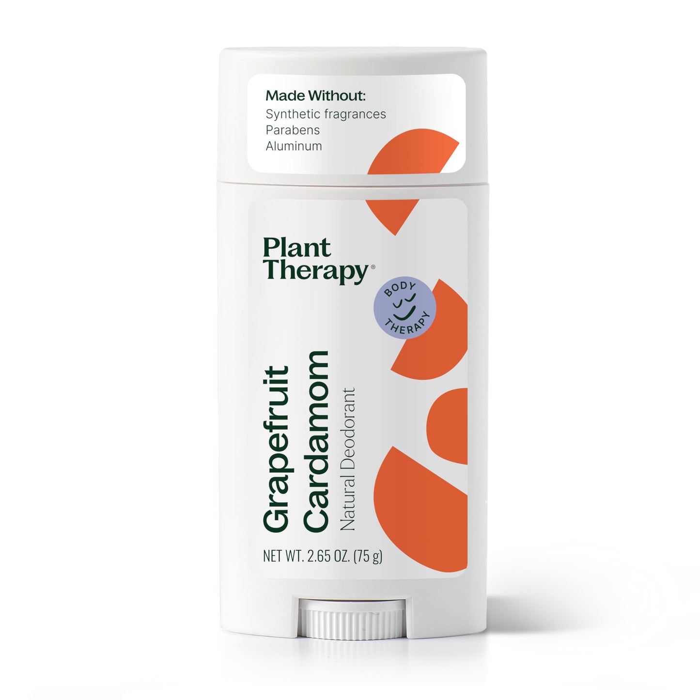 Plant Therapy Grapefruit Cardamom Natural Deodorant for Men & Women 2.65 oz Aluminum Free, Cruelty Free, Smooth Application, Long Lasting Odor Control Beauty and Personal Care Plant Therapy