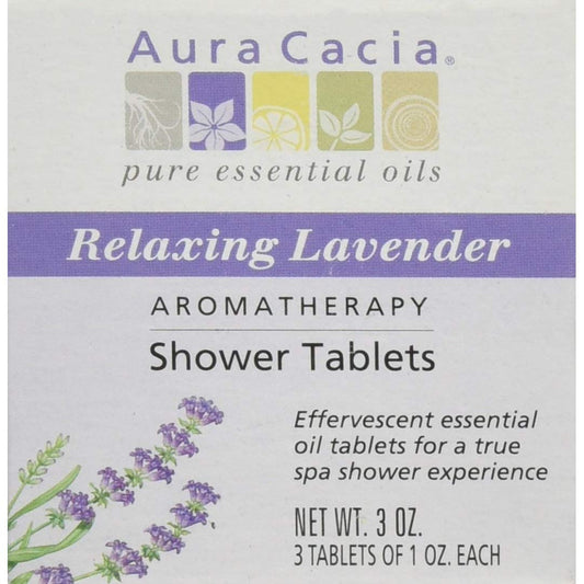 Aura Cacia Aromatherapy Shower Tablets, Relaxing Lavender 3 ea (Pack of 3) Beauty and Personal Care Aura Cacia