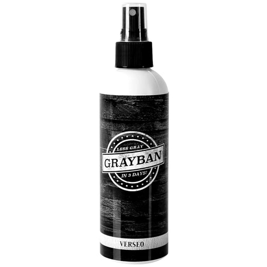 Verseo Grayban Hair Spray Color Restorer for Gray Hair, Non-Dye Formula with Natural Protein Pigments, Works on All Hair Types, 8oz Beauty & Personal Care Verseo