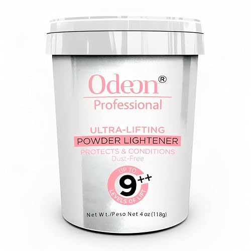 Odeon Ultra-Lifting Powder Lightener 4oz - Lifts Hair Up to 9+ Levels. Ideal for Balayage, Highlights & Full Bleaching. Smooth, Dust-Free Formula Beauty & Personal Care Odeon