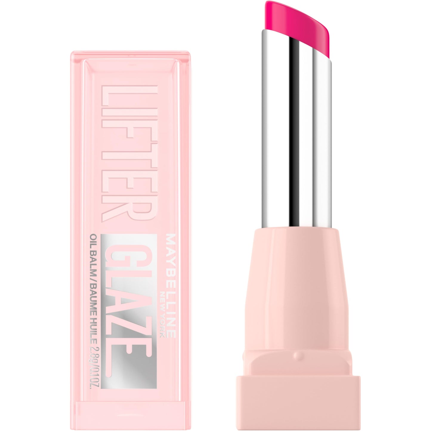 MAYBELLINE Lifter Glaze Oil Balm with Hyaluronic Acid and Hydrating Oil Blend, Lip Balm with 24HRs of Smooth, Moisturizing Shine, Rose Bite (Sheer Hot Beauty and Personal Care MAYBELLINE