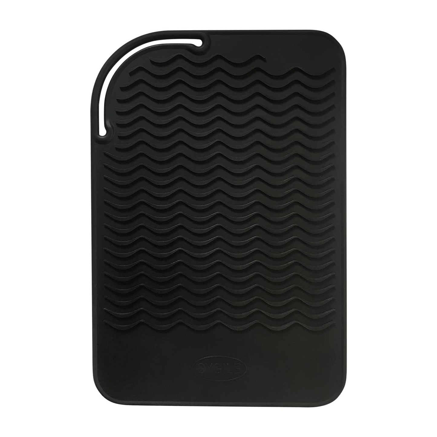 SYGILE 11" X 7.5" 5.6 oz Large Heat Resistant Silicone Travel Salon Hair Styling Tools Cooling Mat, Anti-Heat Pad Cover for Hair Straightener, Curling Beauty & Personal Care Sygile