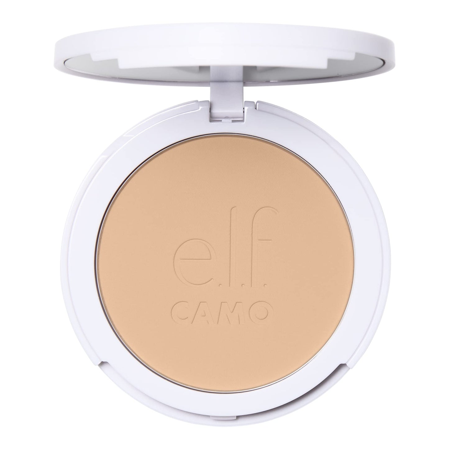 e.l.f. Camo Powder Foundation, Lightweight, Primer-Infused Buildable & Long-Lasting Medium-to-Full Coverage Foundation, Light 210 N Beauty & Personal Care e.l.f.