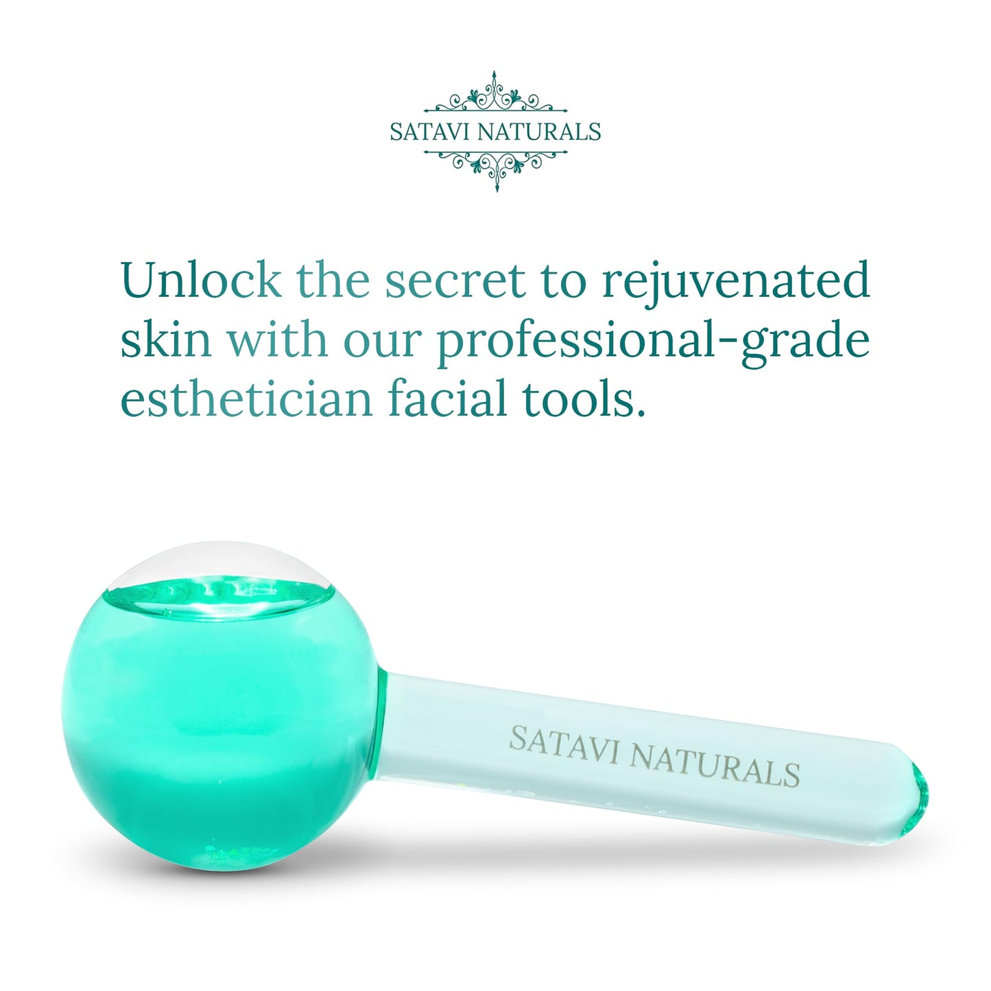 Satavi Naturals Beauty Ice Globes (Heat-Resistant & Freezer-Safe) Luxurious Facial Tools for Radiant Skin, Enhances Circulation to Tighten Skin Beauty & Personal Care Satavi Naturals