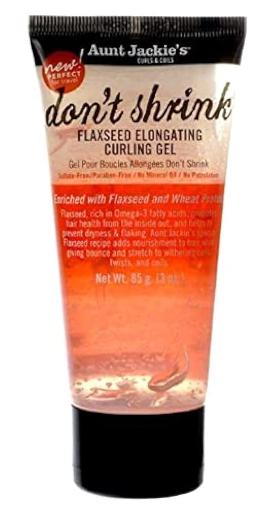 Aunt Jackie's Don't Shrink Flaxseed Elongating Curling Gel 3 Oz Beauty & Personal Care Aunt Jackie's
