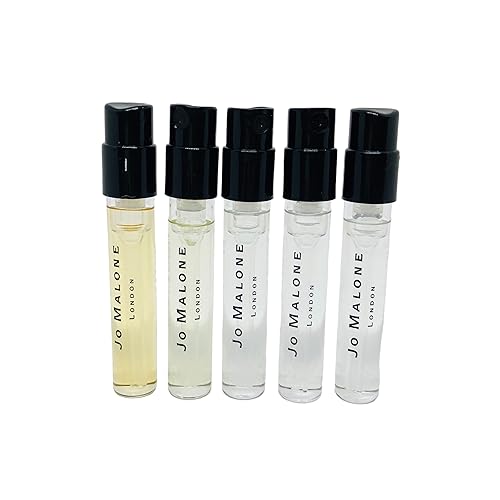 Jo Malone Set 5 London Fragrance Sample VIALS Different Scent 0.05oz/ 1.5ml each. Set B Beauty & Personal Care Jo Malone