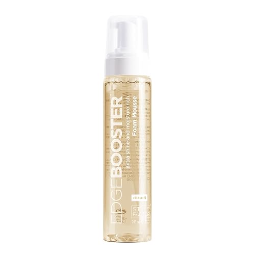 Style Factor EDGE BOOSTER Extra Shine & Moisture Rich Foam Mousse | Lightweight Styling for Curls, Waves, Braids, Locs & Protective Styles | Volume Beauty & Personal Care Style Factor