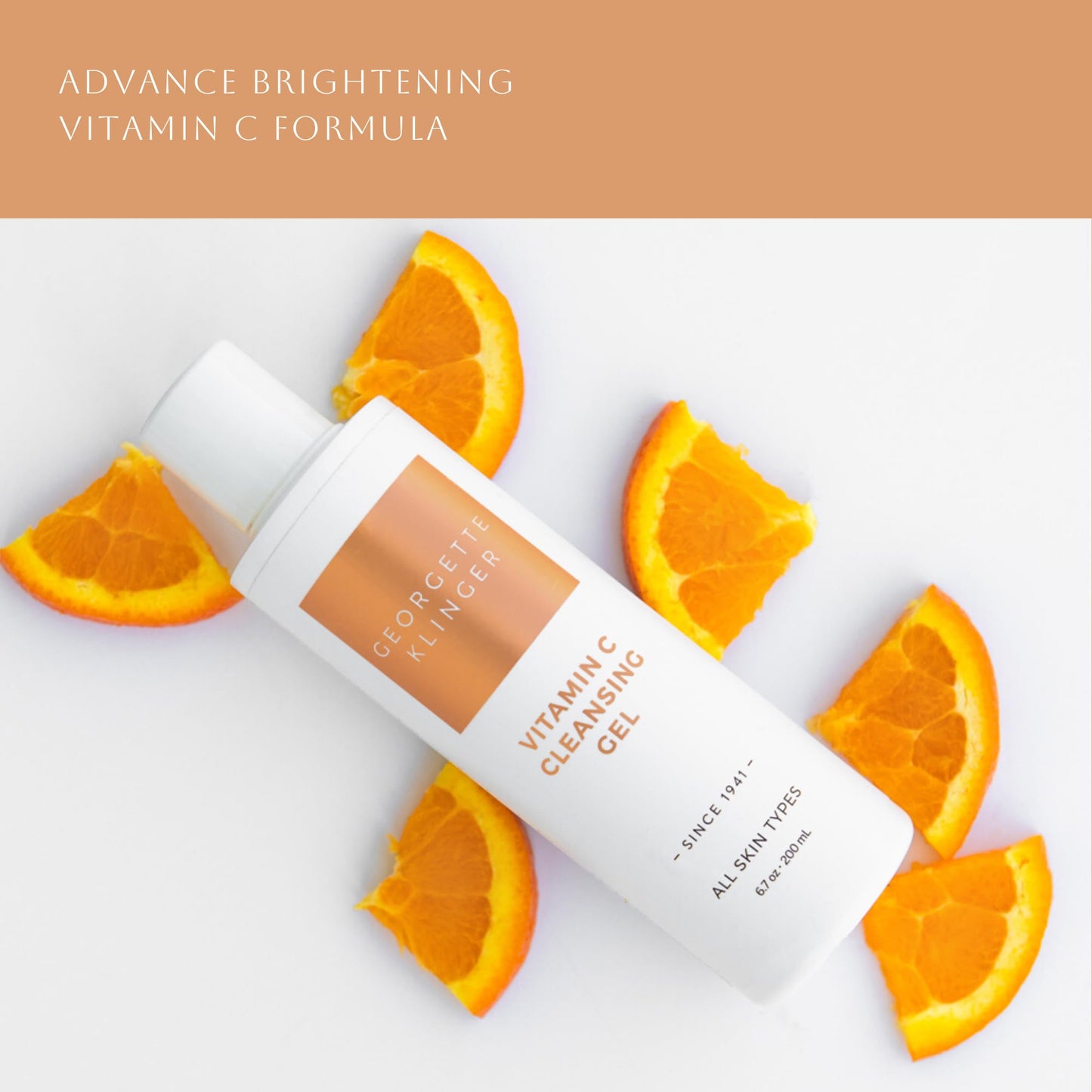 Georgette Klinger Vitamin C Cleansing Gel - Daily Antioxidant Face Wash Brightens and Improves Texture for Clearer, Smoother Skin. Deeply Cleans Beauty & Personal Care Georgette Klinger