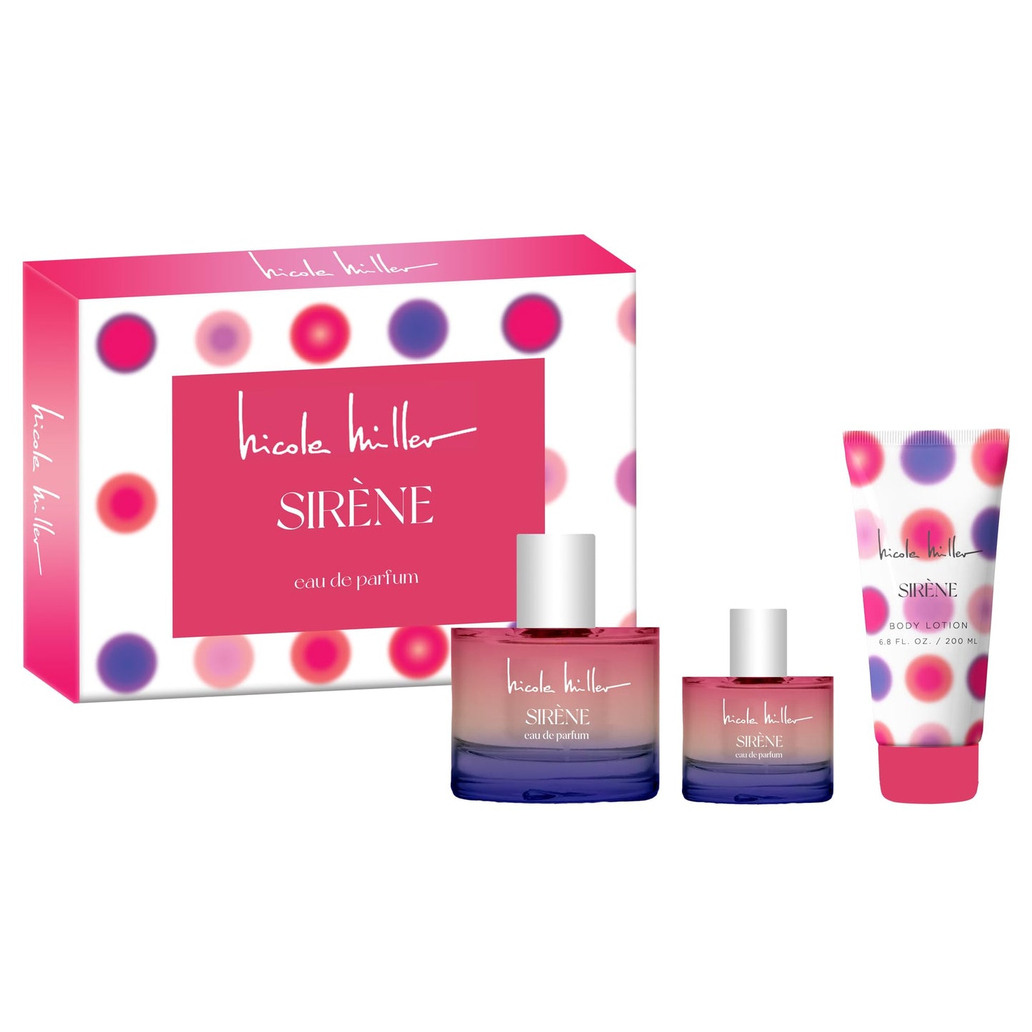Sirene Eau de Parfum 3 Piece Gift Set, by Nicole Miller Beauty & Personal Care Nicole Miller New York