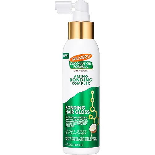 Palmer's Amino Bonding Complex Hair Gloss, Hair Shine Spray with Coconut Oil & Vitamin E, Hydrating, Heat Protectant, Anti Frizz, Adds Shine Beauty & Personal Care Palmer's