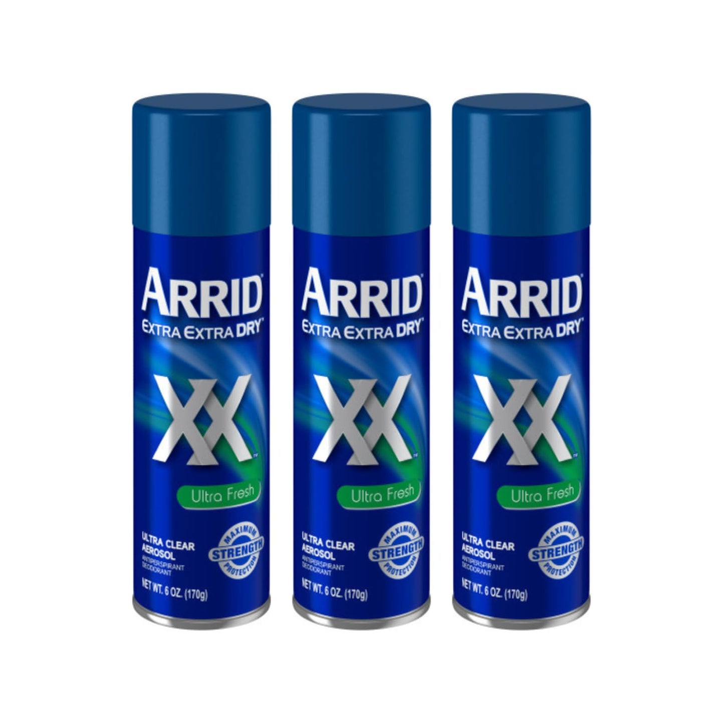 ARRID XX Ultra Clear Anti-Perspirant Deodorant Spray, Ultra Fresh, 6 Ounce (Pack of 3) Beauty and Personal Care Arrid