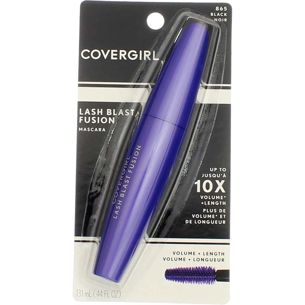 CoverGirl LashBlastFusion Mascara, Black [865], 0.44 oz (Pack of 3) Beauty & Personal Care COVERGIRL