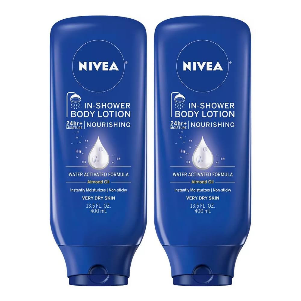 NIVEA In-Shower Body Lotion Nourishing 13.5 oz(Pack of 2) Beauty & Personal Care NIVEA