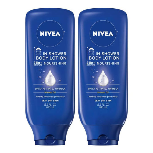 NIVEA In-Shower Body Lotion Nourishing 13.5 oz(Pack of 2) Beauty & Personal Care NIVEA