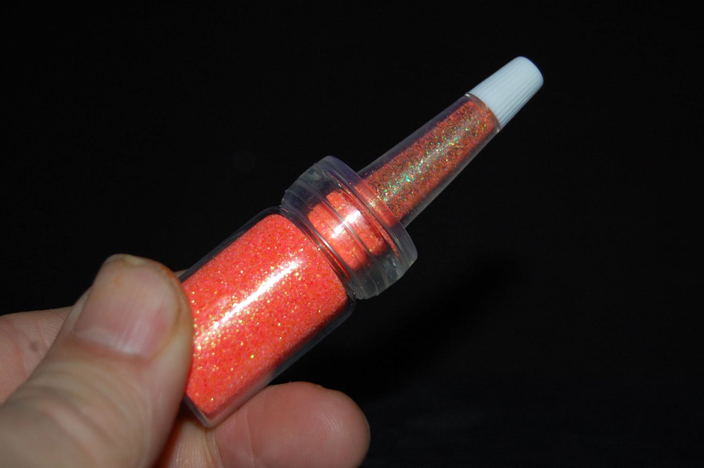 UV Blacklight Reactive Cosmetic Face & Body Glitter Powder (10 Gram Jars) (UV Neon Orange) Beauty & Personal Care DIRECTGLOW LLC