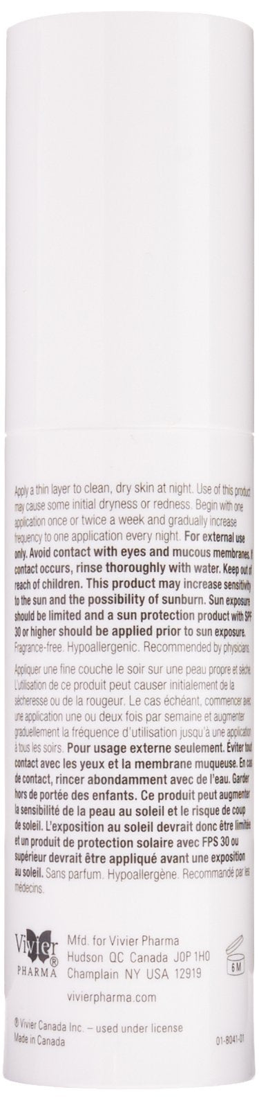 VivierSkin Retinol 1 Percent Night Repair Cream, 1 Fluid Ounce Beauty & Personal Care Vivierskin