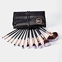 Lurella Cosmetics Stay Glam Brush Set: Essential 12 Pcs Makeup Brushes, Made With Ultra Soft Synthetic Bristles, & Includes Black Traveling Case. Beauty & Personal Care Lurella