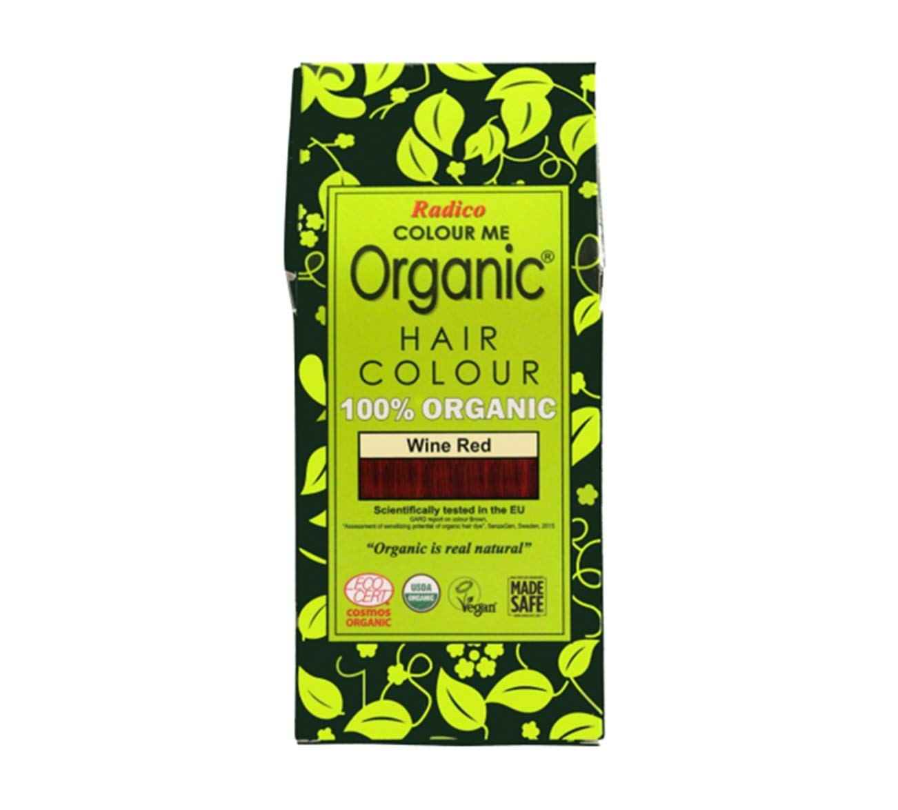 Radico Colour Me Organic 100% Natural Hair Dye (Wine Red) by Radico Beauty & Personal Care Radico