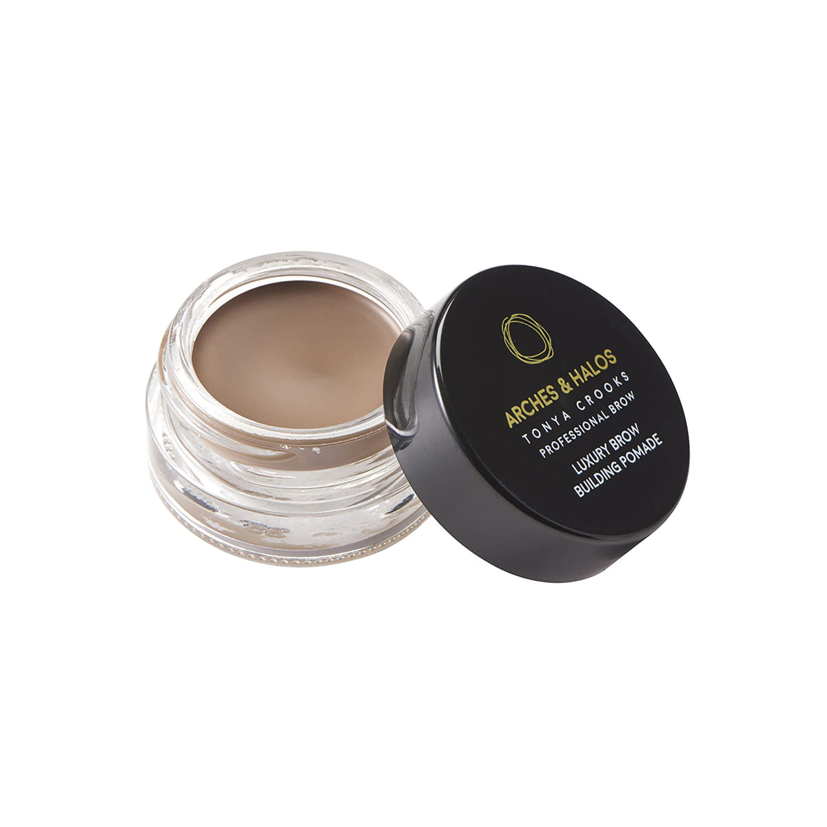 Luxury Brow Buiding Pomade - Warm Brown by Arches and Halos for Women - 0.106 oz Pomade