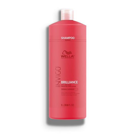 Wella Professionals Invigo Brilliance Shampoo for Fine/Normal Color-Treated Hair, Salon Shampoo, Hair Cleanser, Color Safe, Daily Wash, Color Care Beauty and Personal Care Wella Professionals Default Title