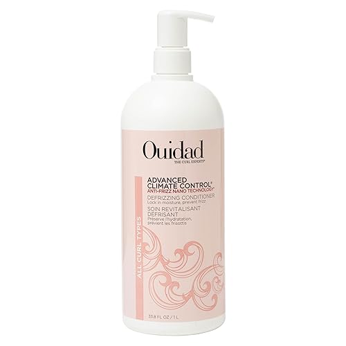 Ouidad Advanced Climate Control Defrizzing Conditioner - 33.8 fl oz, Anti-Frizz Nano Technology, Locks In Moisture, Protects Curls from Heat, Safe Beauty & Personal Care Ouidad
