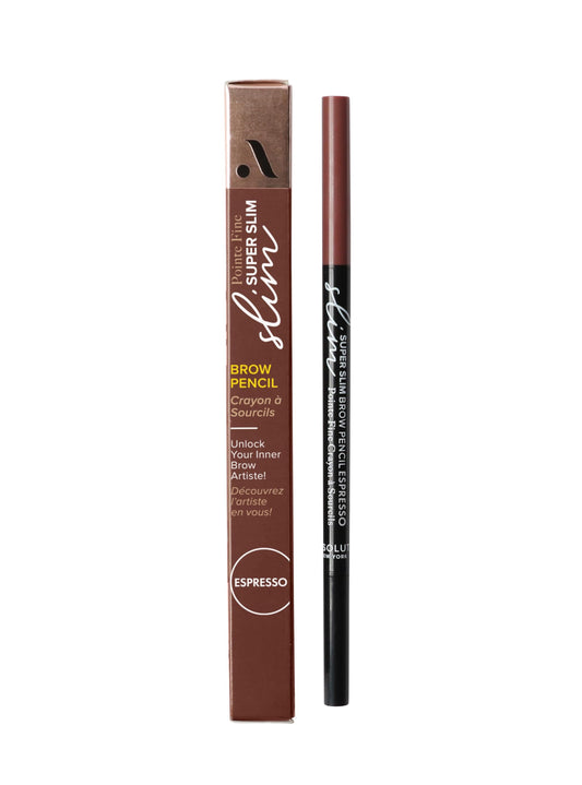Absolute New York Super Slim Brow Pencil, Fine Point, Dual Ended, Fade Resistant and Long Lasting (Espresso) Beauty & Personal Care Absolute New York