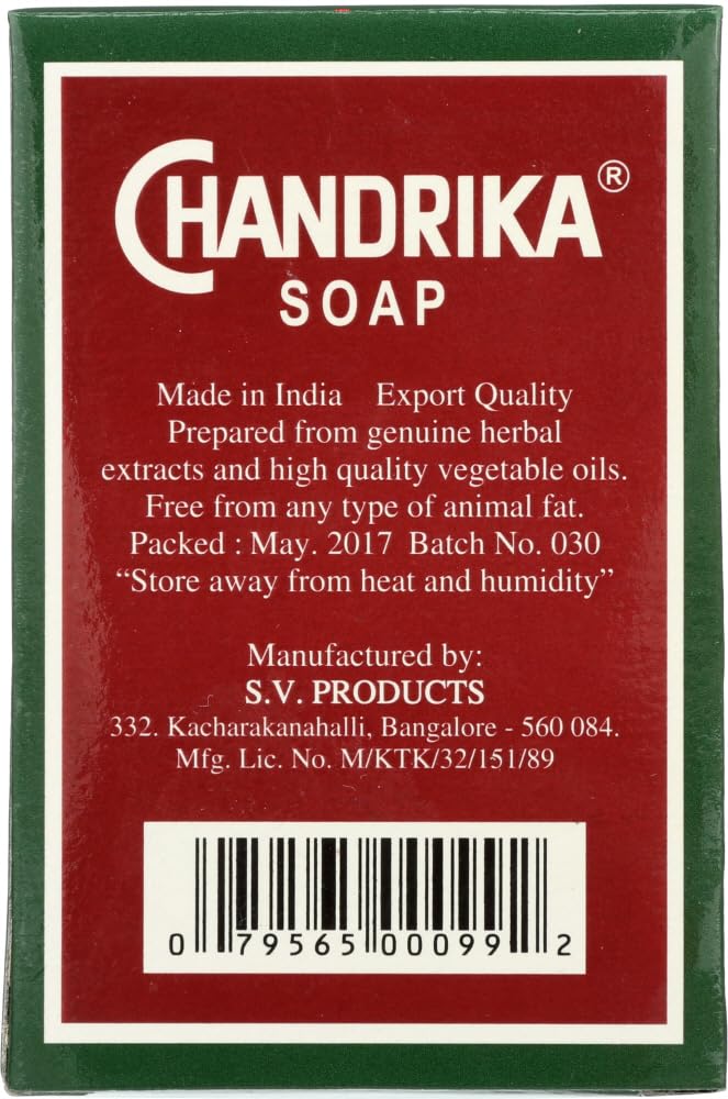 Chandrika Soap Bar Ayurvedic Beauty & Personal Care Chandrika