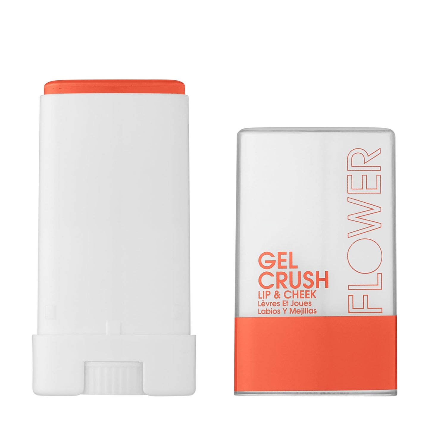 FLOWER BEAUTY By Drew Barrymore Lip & Cheek Gel Crush - Cream Blush and Lips Tint in One Portable Multistick - Hydrating Burst of Color - (Citrus Beauty & Personal Care FLOWER