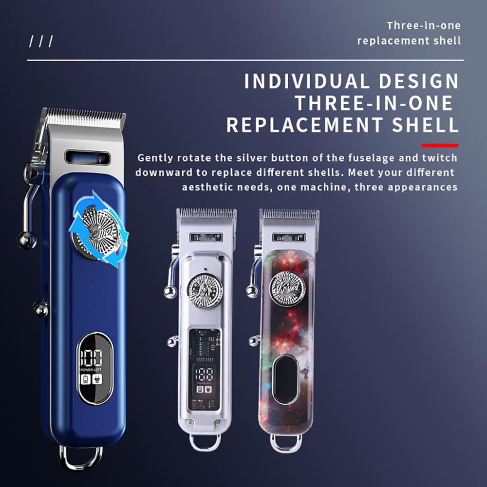 GLESVOWIO Pro Hair Clipper Powerful Cordless Trimmer Electric Adjustable Professional Barber Beard Cuttting Machine Beauty and Personal Care GLESVOWIO