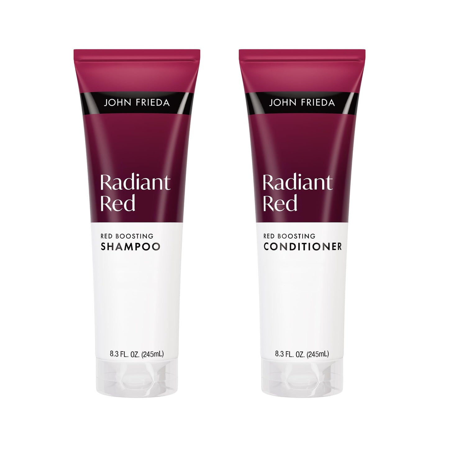 John Frieda Radiant Red Boosting Shampoo and Conditioner Bundle, Red Hair Shampoo and Conditioner, 8.3 Fl Oz, Pack of 2 Beauty & Personal Care John Frieda