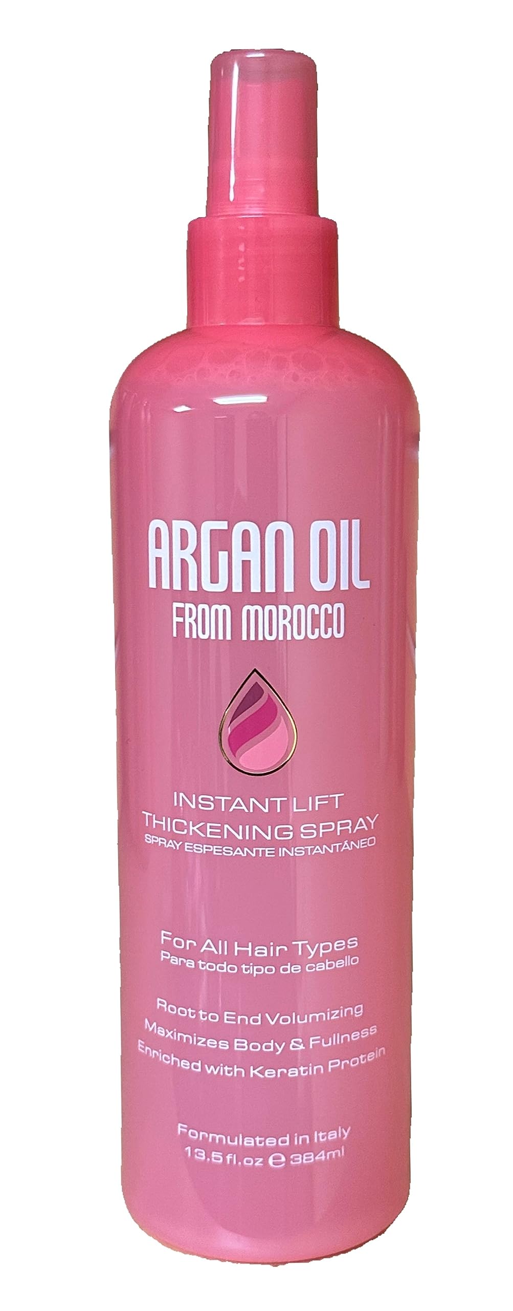 Taste of Argan Argan Oil from Morocco Instant Lift Thickening Spray, 13 fl.oz. (384 ml), Volumizing, Frizz Control, Shine Enhancement, All Hair Types Beauty & Personal Care Taste of Argan