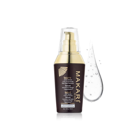 Makari Exclusive dark Spot Corrector Serum 1.7oz - Brightening & Toning Body Serum with Organiclarine - Advanced Active Intense Spot Treatment
