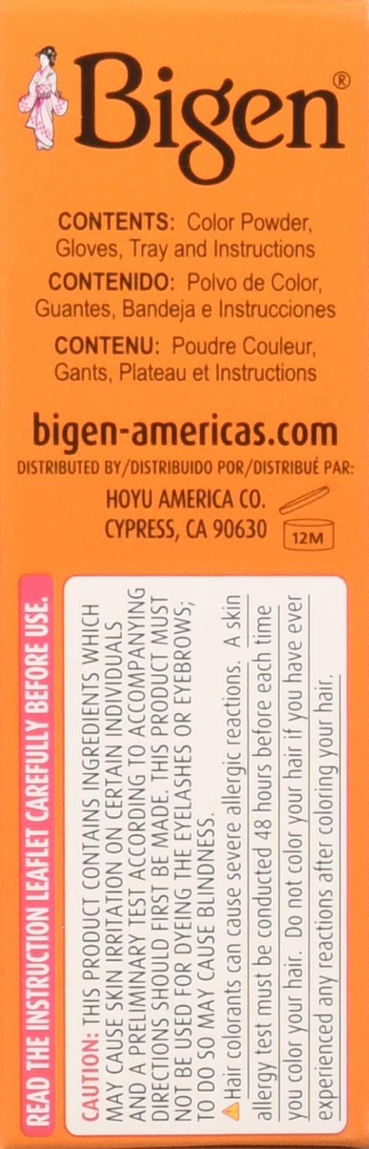 Bigen Permanent Powder Hair Color 58 Black Brown 1 ea (Pack of 9) Beauty & Personal Care Bigen