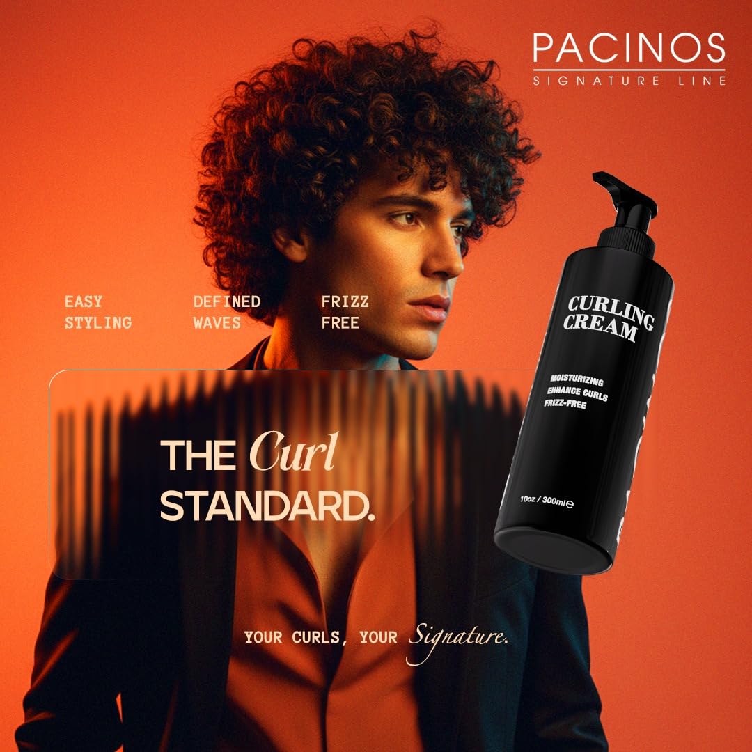 Pacinos Curling Cream - All Day Cream For Curly Hair with Gentle Formula Beauty & Personal Care Pacinos
