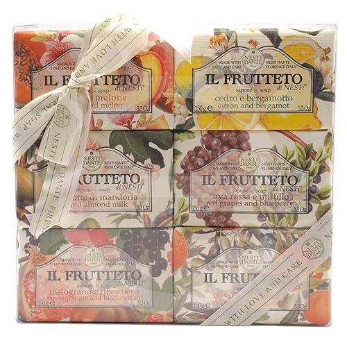 Nesti Dante IL Frutteto Soaps Gift Set, 5.3 Ounce (Pack of 6) Beauty & Personal Care Nesti Dante