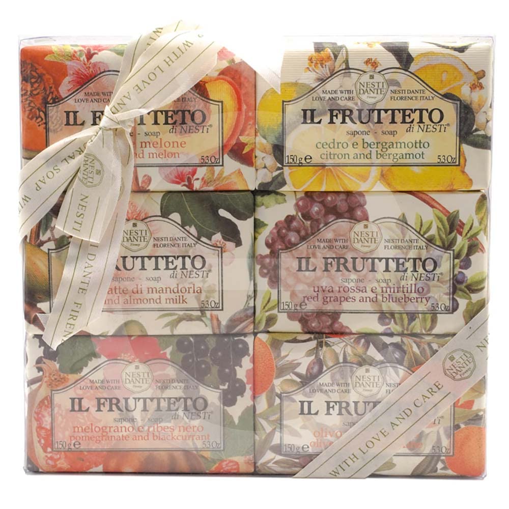 Nesti Dante IL Frutteto Soaps Gift Set, 5.3 Ounce (Pack of 6) Beauty & Personal Care Nesti Dante