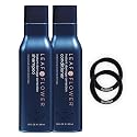 Leaf & Flower Instant Damage Correction Shampoo & Conditioner 12 oz Duo, Blue | Bestlifee Black Hair Ties | Beauty & Personal Care LEAF & FLOWER