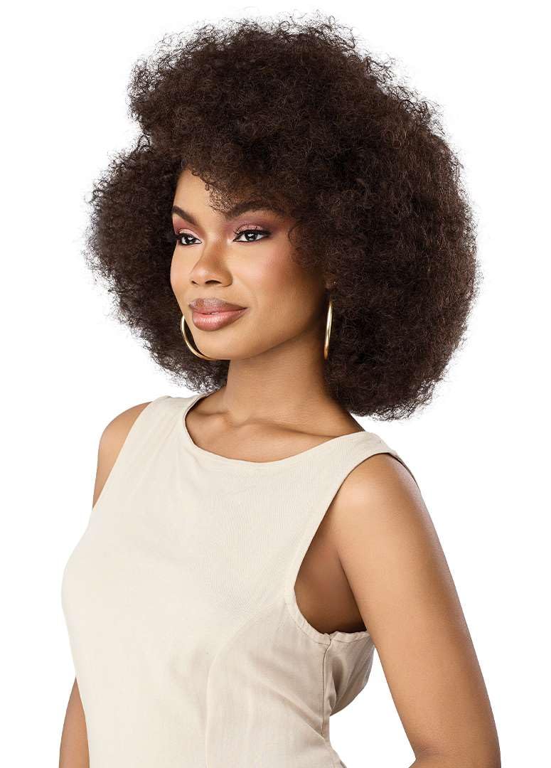 Outre Quick Weave Synthetic Half Wig - Kaia (MEDIUM BROWN 4)