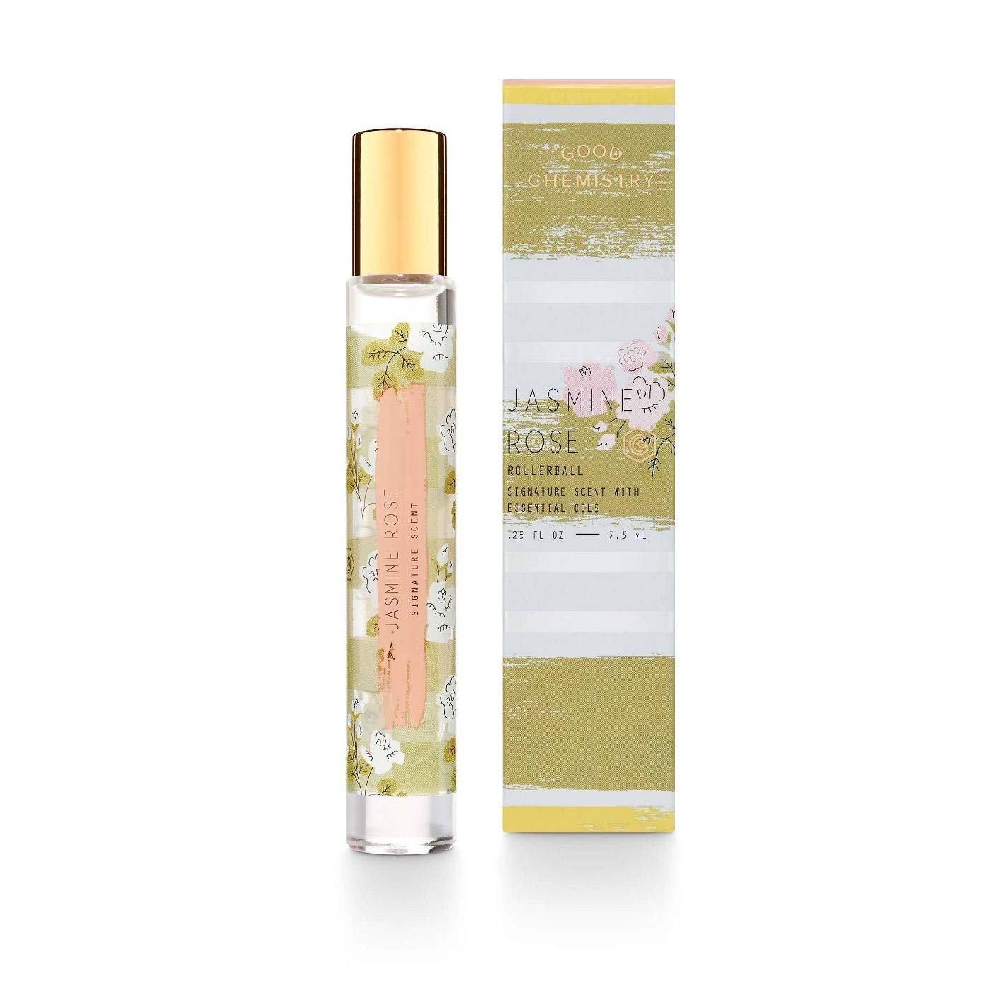 Good Chemistry Jasmine Rose Rollerball Signature Scent with Essential Oils .25 Oz Beauty & Personal Care Good Chemistry