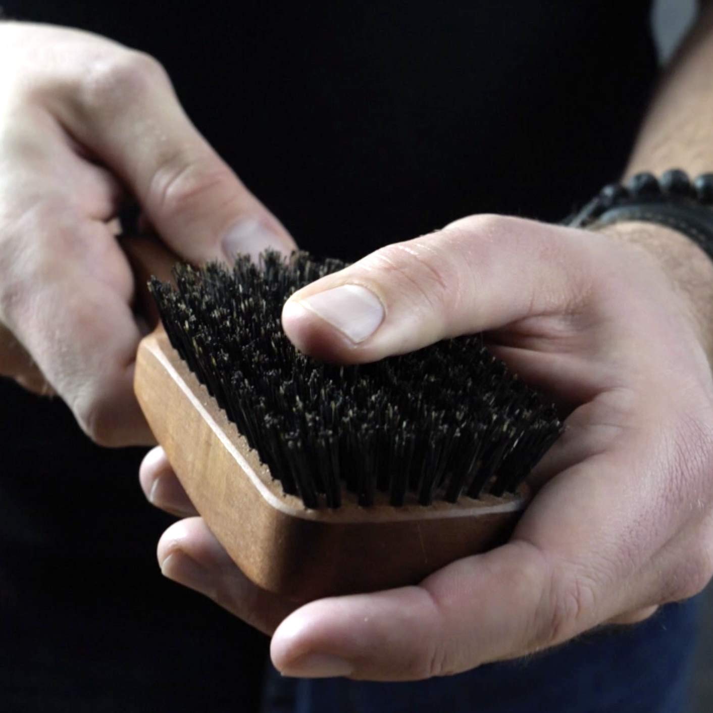 ZilberHaar Major Hair & Beard Brush for Men - Boar Bristles and Pearwood - All Beard and Hair Types - Made in Europe - Stiff Bristles Beauty & Personal Care ZilberHaar