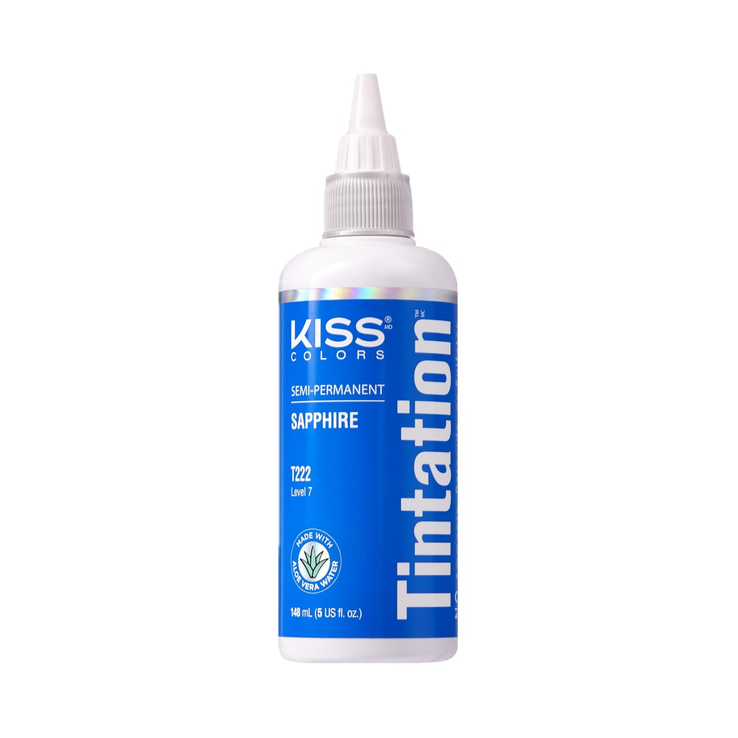 Red by Kiss Tintation Semi-Permanent Hair Color, Aloe Vera Water Based, Argan Oil, Olive Oil, Collagen & Keratin, Long-Lasting Color Dye (Sapphire, 5 Beauty & Personal Care Red By Kiss