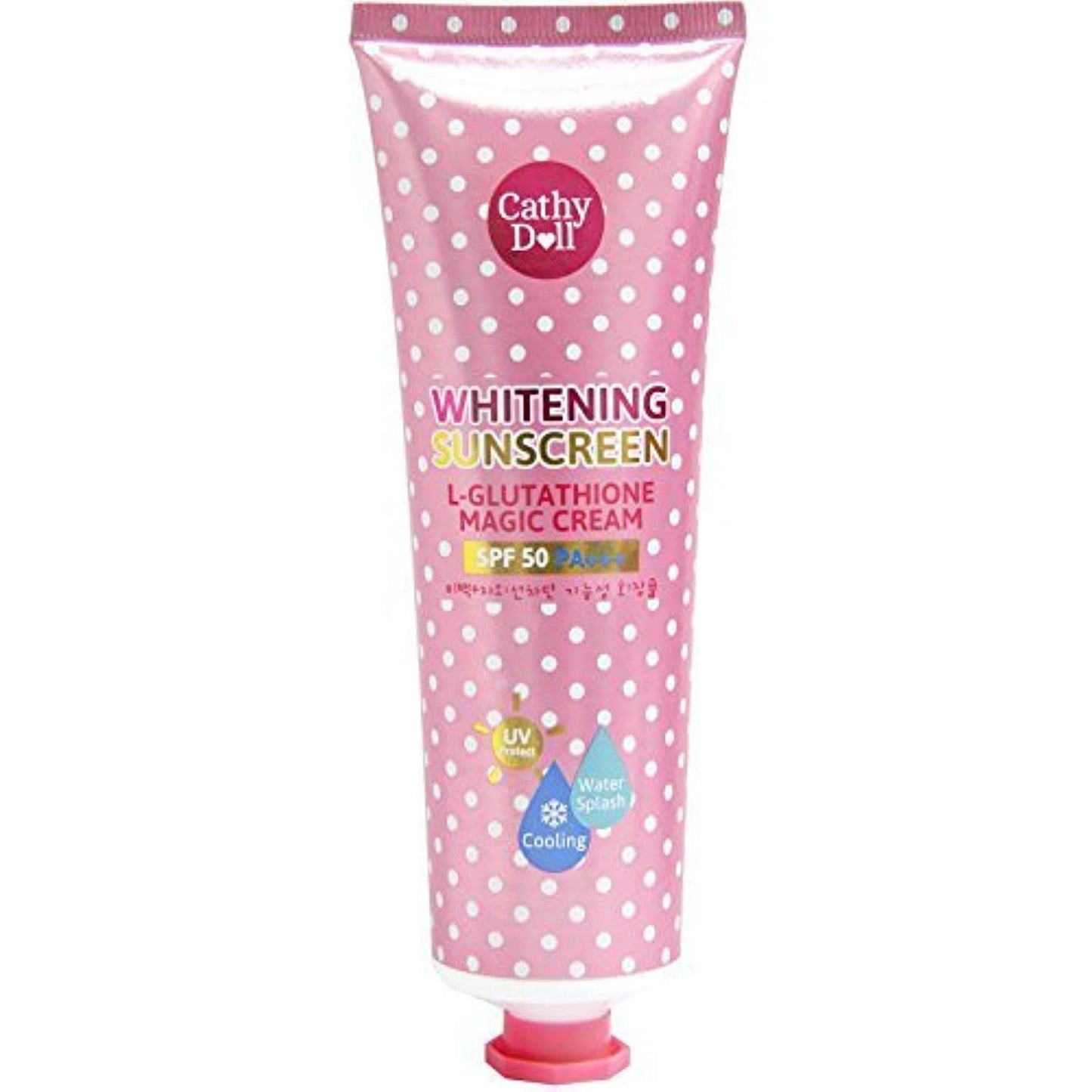 Cathy Doll L-Glutathione Magic Cream SPF 50 Whitening Sunscreen 138ml Beauty & Personal Care Cathy Doll