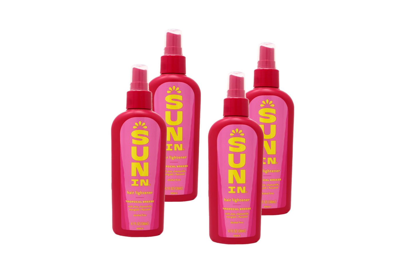 Sun-In Hair Lightener Spray Tropical Breeze, 4.7oz, 4-Pack Beauty & Personal Care Sun In