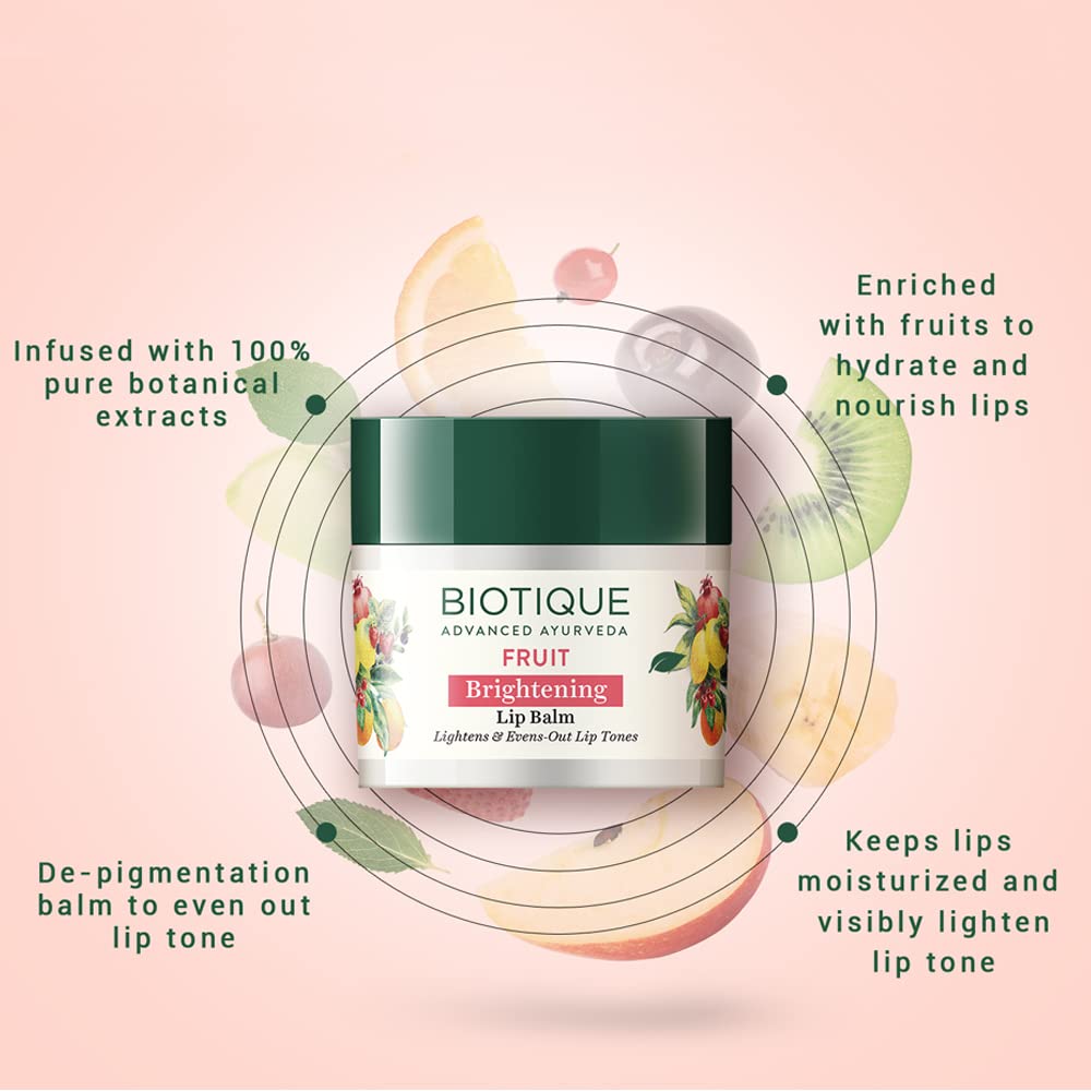 Biotique Bio Fruit Lip Balm, 12 gm Beauty and Personal Care Biotique