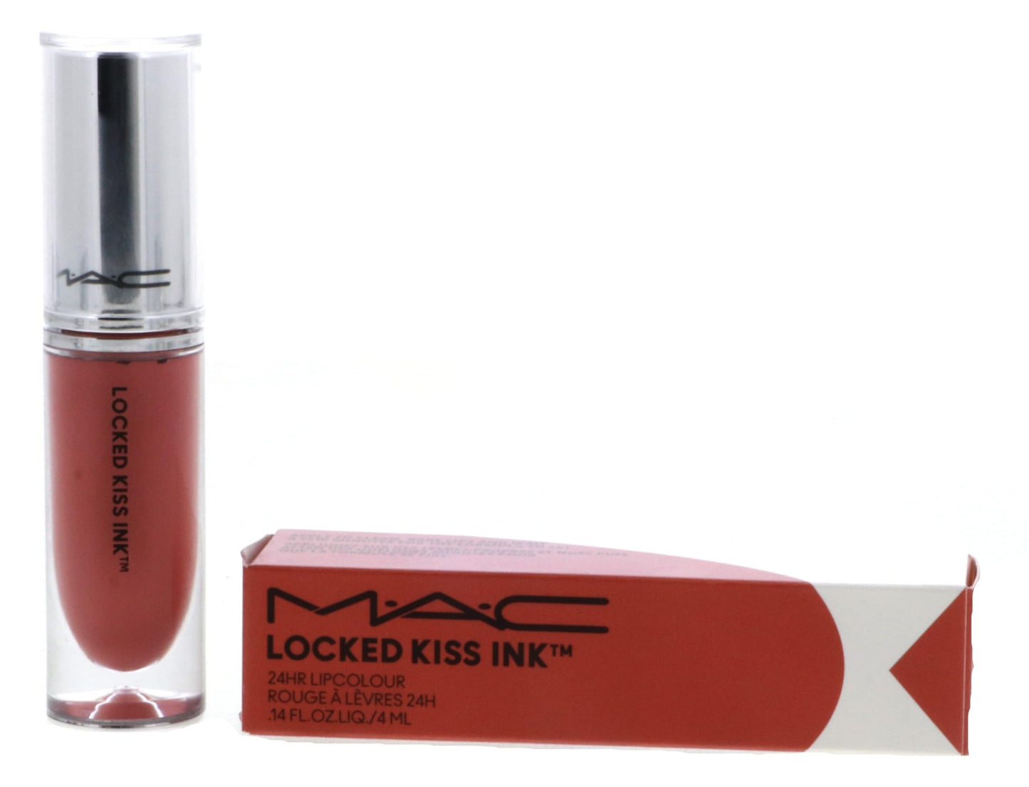 MAC Locked Kiss Ink 24HR Lipcolour Lipstick - 61 Mischief (Light Pinky Nude) - .14 fl oz / 4 mL Beauty & Personal Care MAC
